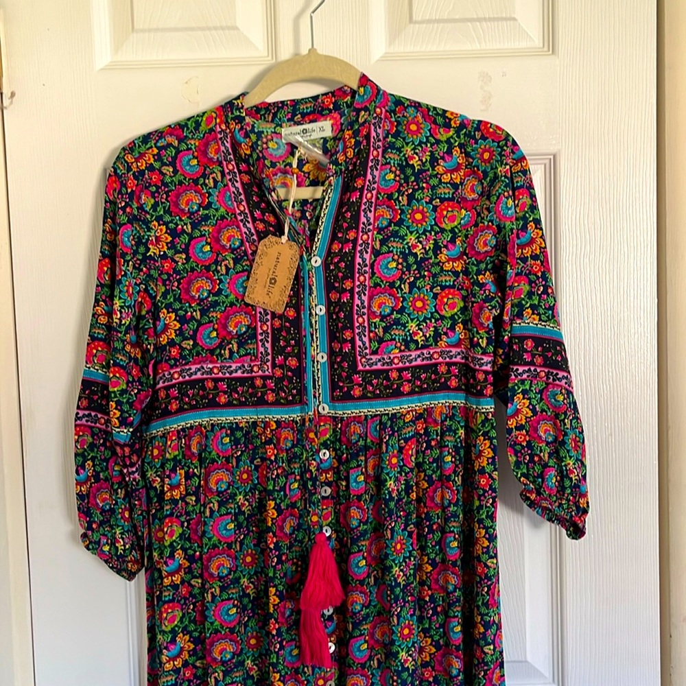 Gorgeous NWT Natural Life Maxi Dress XS-S